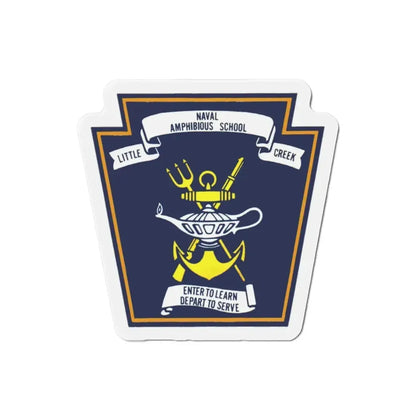Naval Amphibious School Little Creek (U.S. Navy) Refrigerator Magnet 2 Inch - The Sticker Space