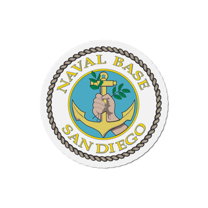 Naval Base San Diego (U.S. Navy) Die-Cut Magnet-The Sticker Space