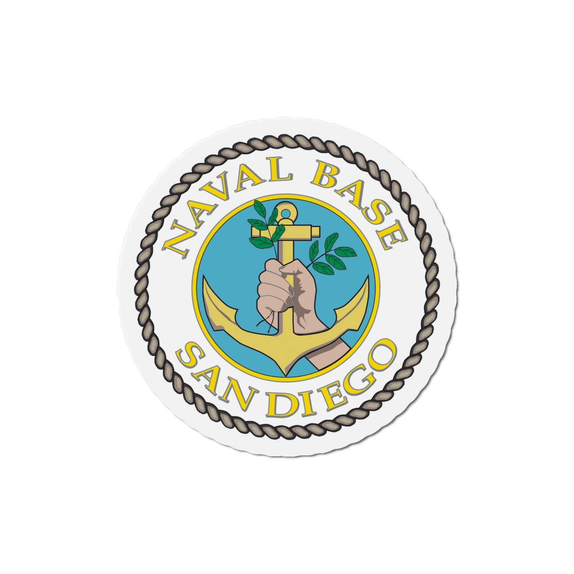 Naval Base San Diego (U.S. Navy) Die-Cut Magnet-The Sticker Space