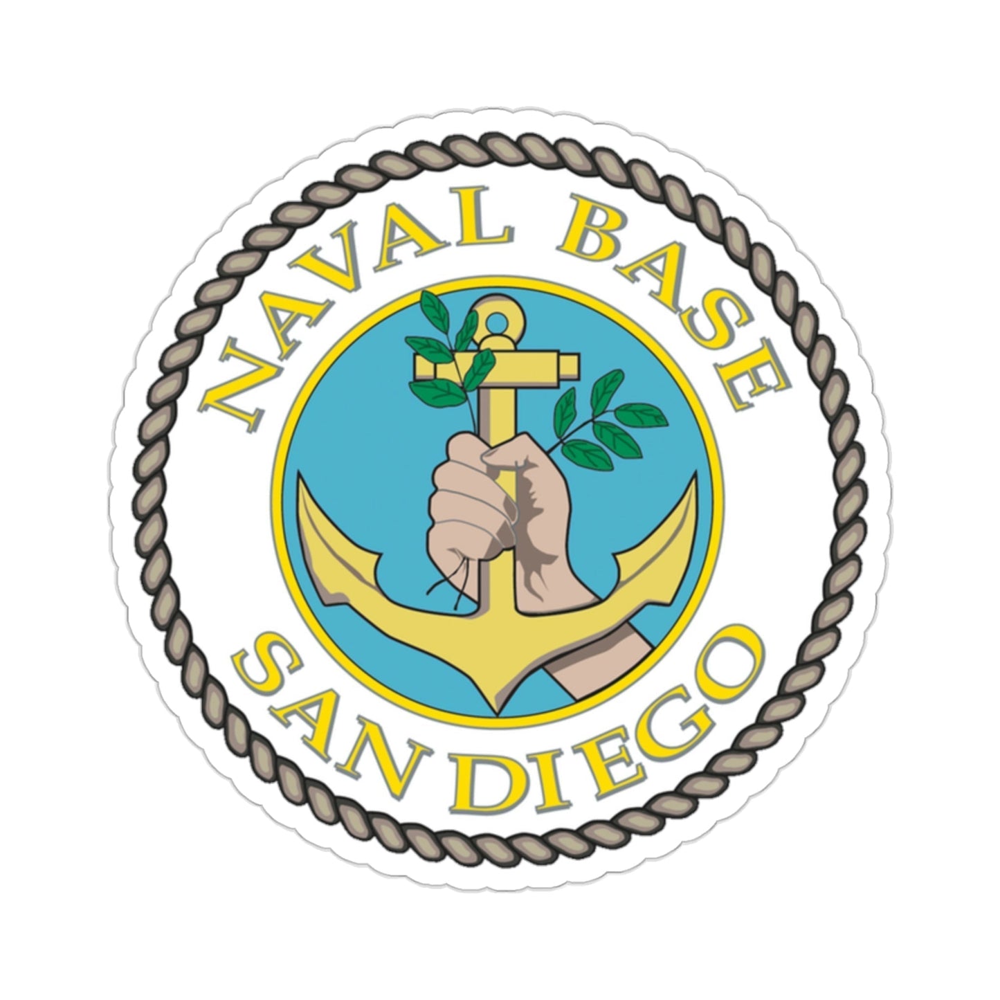 Naval Base San Diego (U.S. Navy) STICKER Vinyl Die-Cut Decal-2 Inch-The Sticker Space