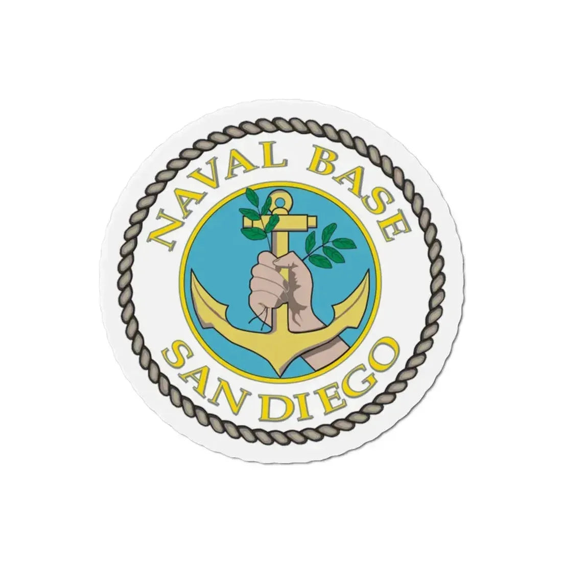 Naval Base San Diego (U.S. Navy) Refrigerator Magnet 2 Inch - The Sticker Space