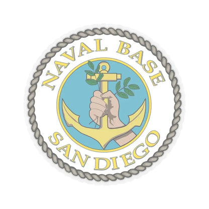 Naval Base San Diego (U.S. Navy) STICKER Vinyl Kiss-Cut Decal 4 Inch Transparent - The Sticker Space