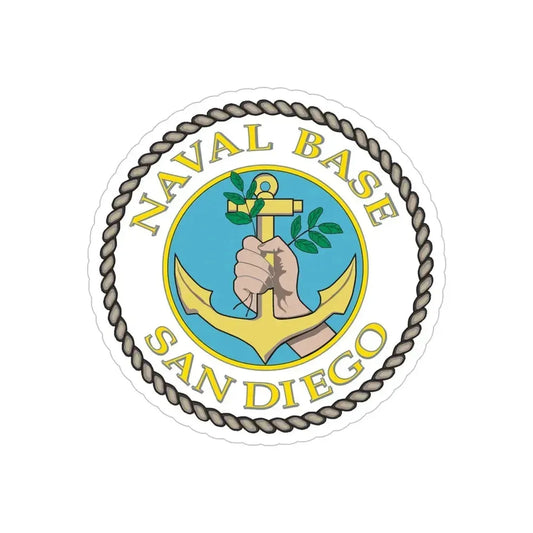 Naval Base San Diego (U.S. Navy) Transparent STICKER Die-Cut Vinyl Decal 6 Inch Transparent - The Sticker Space