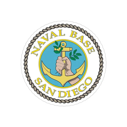 Naval Base San Diego (U.S. Navy) Transparent STICKER Die-Cut Vinyl Decal 6 Inch Transparent - The Sticker Space