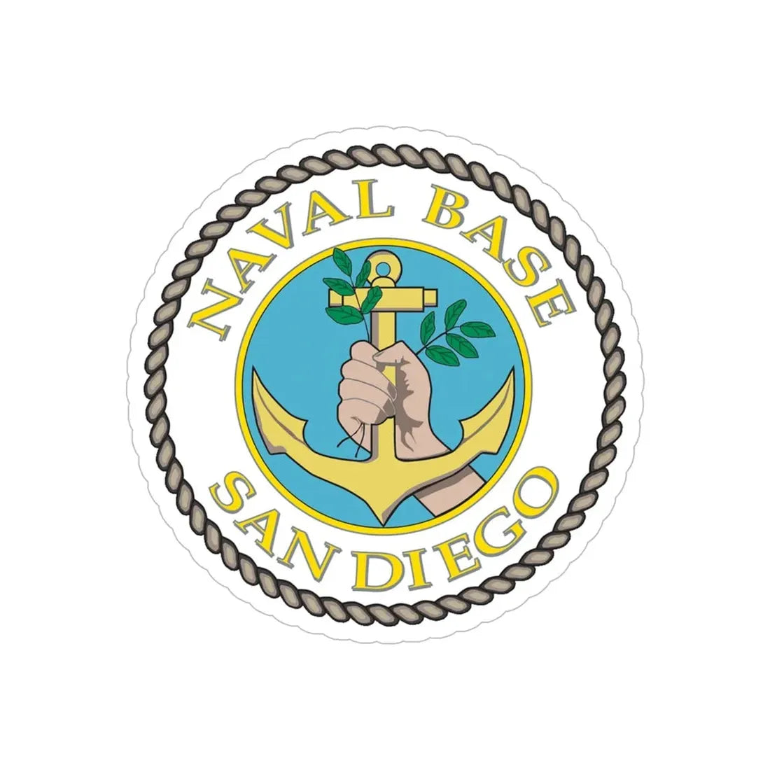 Naval Base San Diego (U.S. Navy) Transparent STICKER Die-Cut Vinyl Decal - The Sticker Space