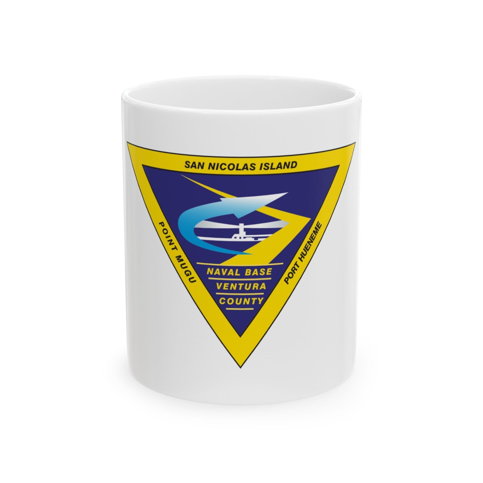 Naval Base Ventura County New (U.S. Navy) White Coffee Mug-11oz-The Sticker Space