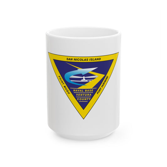 Naval Base Ventura County New (U.S. Navy) White Coffee Mug-15oz-The Sticker Space