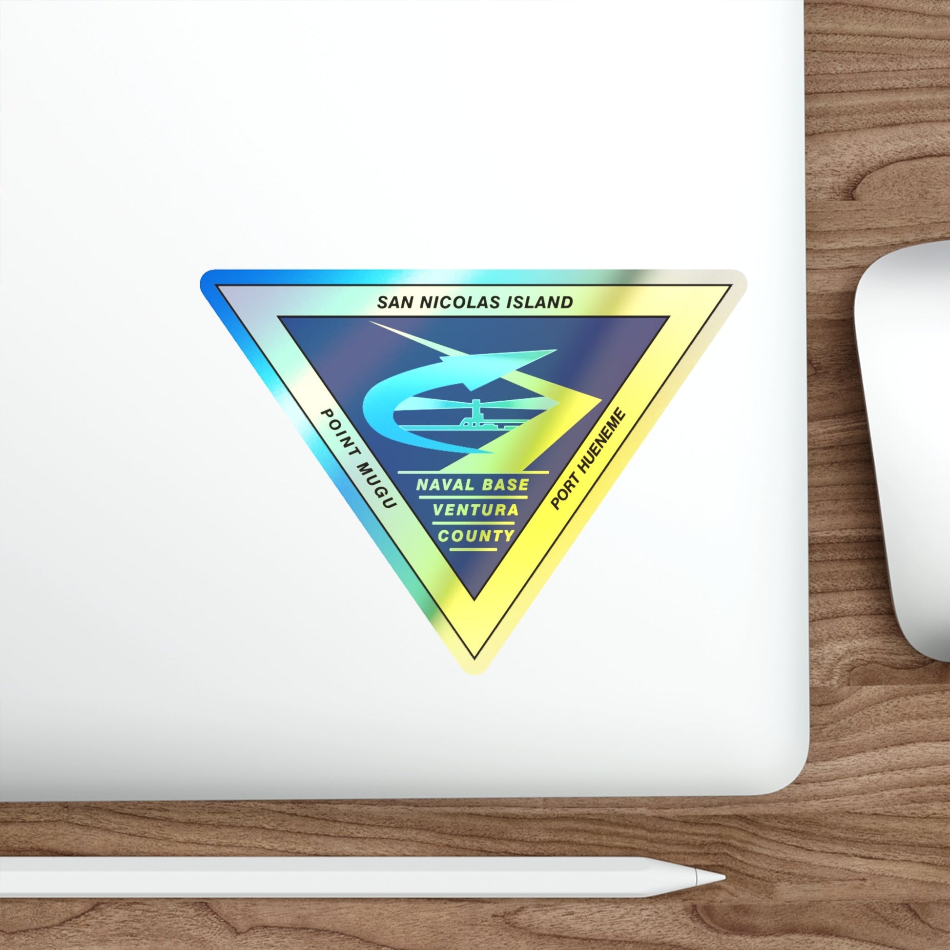 Naval Base Ventura County (U.S. Navy) Holographic STICKER Die-Cut Vinyl Decal-The Sticker Space