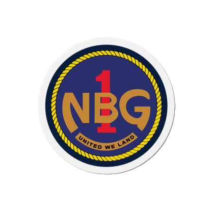 Naval Beach Group 1 (U.S. Navy) Die-Cut Magnet-2" x 2"-The Sticker Space