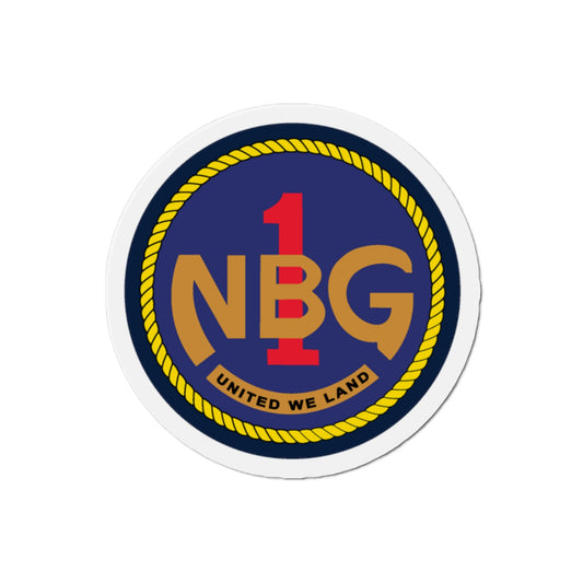 Naval Beach Group 1 (U.S. Navy) Die-Cut Magnet-2" x 2"-The Sticker Space