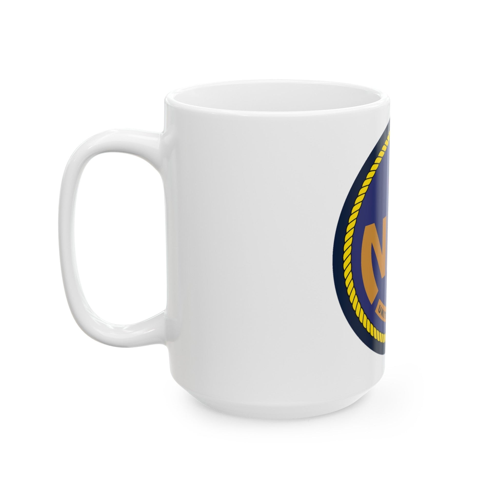 Naval Beach Group 1 (U.S. Navy) White Coffee Mug-The Sticker Space