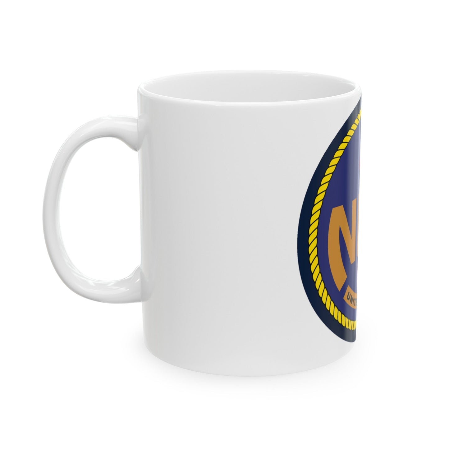 Naval Beach Group 1 (U.S. Navy) White Coffee Mug-The Sticker Space