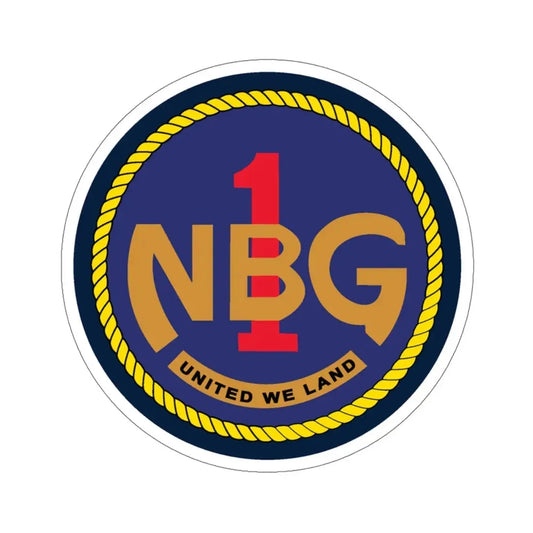 Naval Beach Group 1 (U.S. Navy) STICKER Vinyl Die-Cut Decal 6 Inch - The Sticker Space