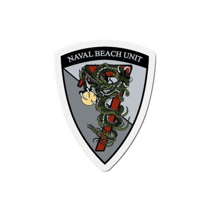 Naval Beach Unit 7 v2 (U.S. Navy) Die-Cut Magnet-3" x 3"-The Sticker Space