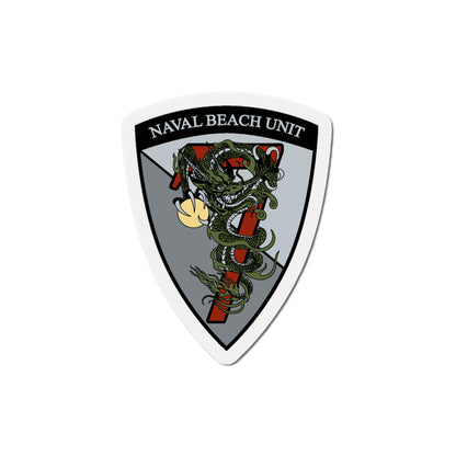 Naval Beach Unit 7 v2 (U.S. Navy) Die-Cut Magnet-5" x 5"-The Sticker Space