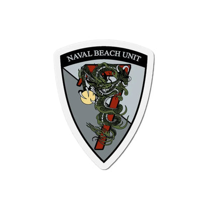 Naval Beach Unit 7 v2 (U.S. Navy) Refrigerator Magnet - The Sticker Space
