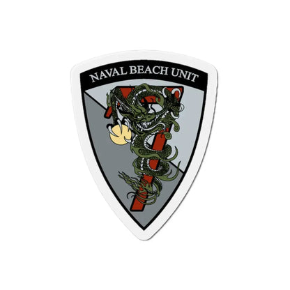 Naval Beach Unit 7 v2 (U.S. Navy) Refrigerator Magnet - The Sticker Space