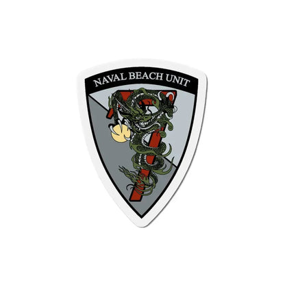Naval Beach Unit 7 v2 (U.S. Navy) Refrigerator Magnet - The Sticker Space