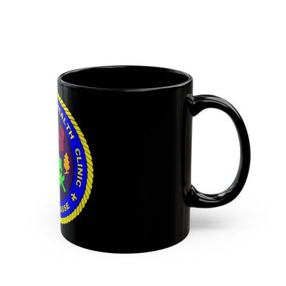 Naval Branch Health Clinic Belle Chasse (U.S. Navy) Black Coffee Mug-The Sticker Space