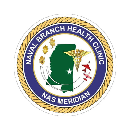 Naval Branch Health Clinic Naval Air Station Meridian (U.S. Navy) STICKER Vinyl Die-Cut Decal 3 Inch - The Sticker Space