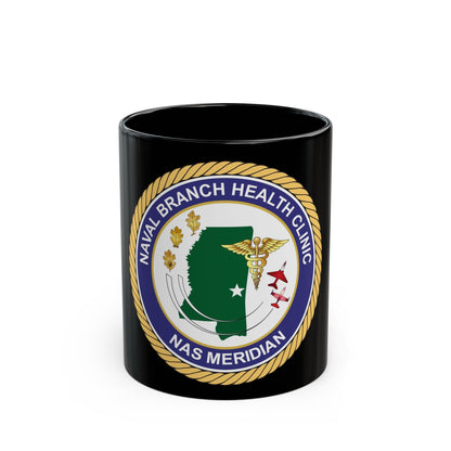 Naval Branch Health Clinic Naval Air Station Meridian1 (U.S. Navy) Black Coffee Mug-11oz-The Sticker Space