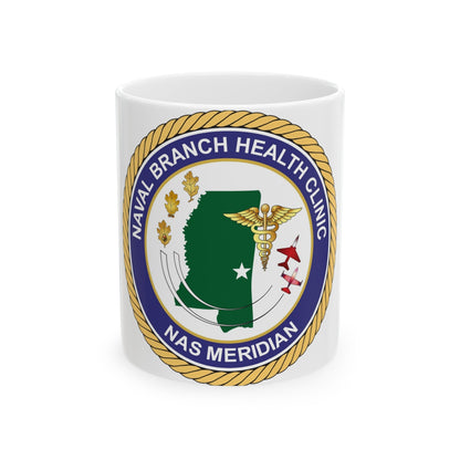 Naval Branch Health Clinic Naval Air Station Meridian1 (U.S. Navy) White Coffee Mug-11oz-The Sticker Space