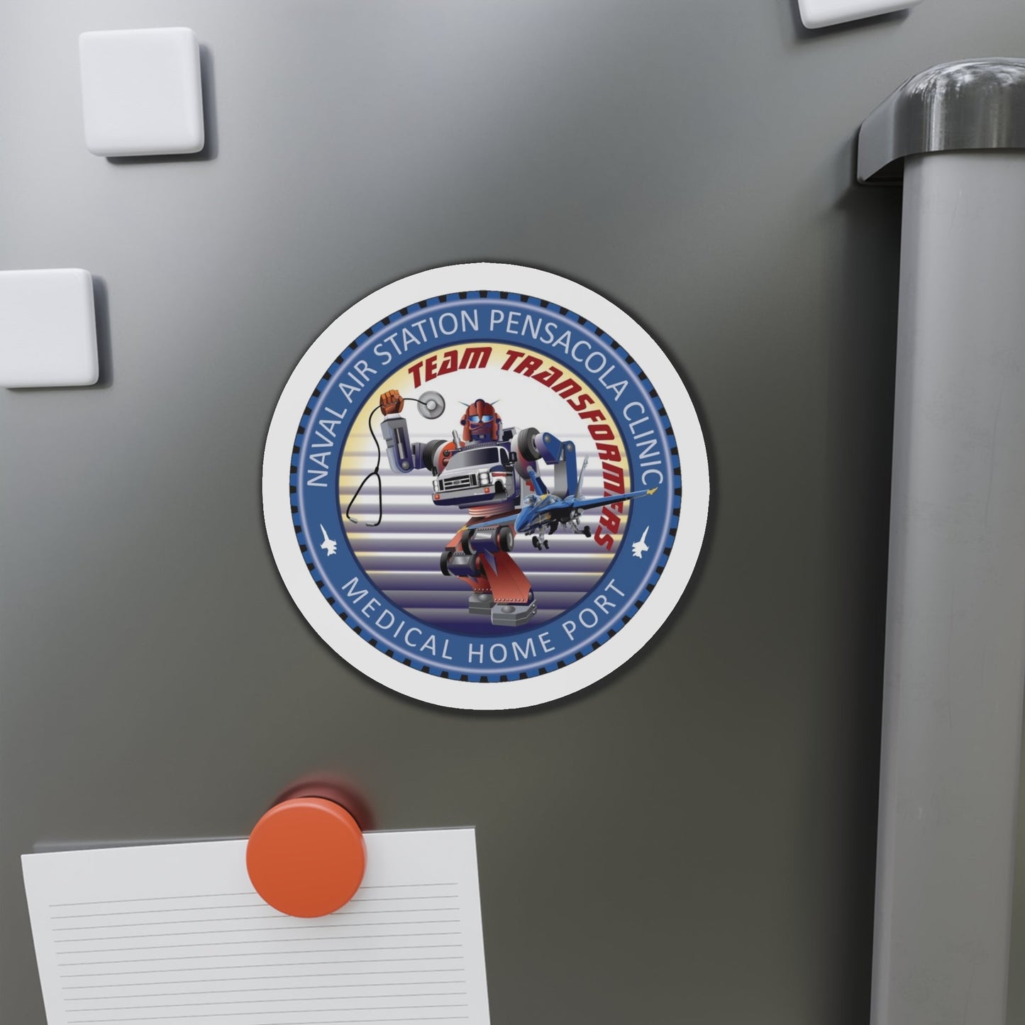 Naval Branch Health Clinic Naval Air Station Pensacola (U.S. Navy) Die-Cut Magnet-The Sticker Space