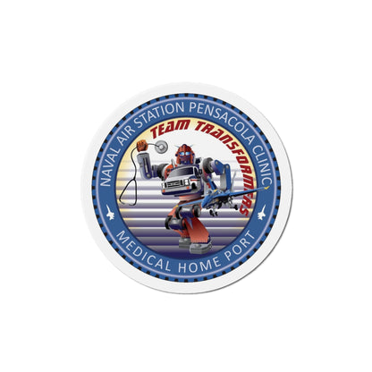 Naval Branch Health Clinic Naval Air Station Pensacola (U.S. Navy) Die-Cut Magnet-5" x 5"-The Sticker Space