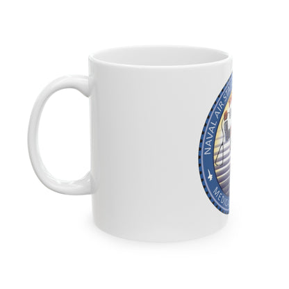 Naval Branch Health Clinic Naval Air Station Pensacola (U.S. Navy) White Coffee Mug-The Sticker Space