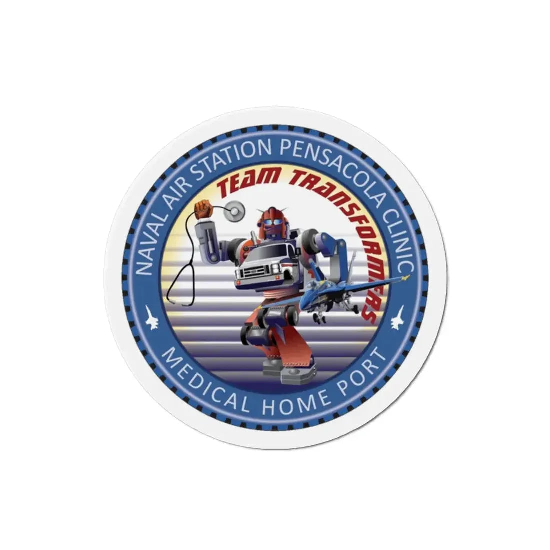 Naval Branch Health Clinic Naval Air Station Pensacola (U.S. Navy) Refrigerator Magnet - The Sticker Space