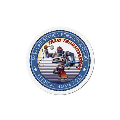 Naval Branch Health Clinic Naval Air Station Pensacola (U.S. Navy) Refrigerator Magnet - The Sticker Space