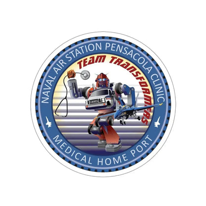 Naval Branch Health Clinic Naval Air Station Pensacola (U.S. Navy) STICKER Vinyl Die-Cut Decal - The Sticker Space