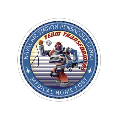 Naval Branch Health Clinic Naval Air Station Pensacola (U.S. Navy) STICKER Vinyl Die-Cut Decal - The Sticker Space