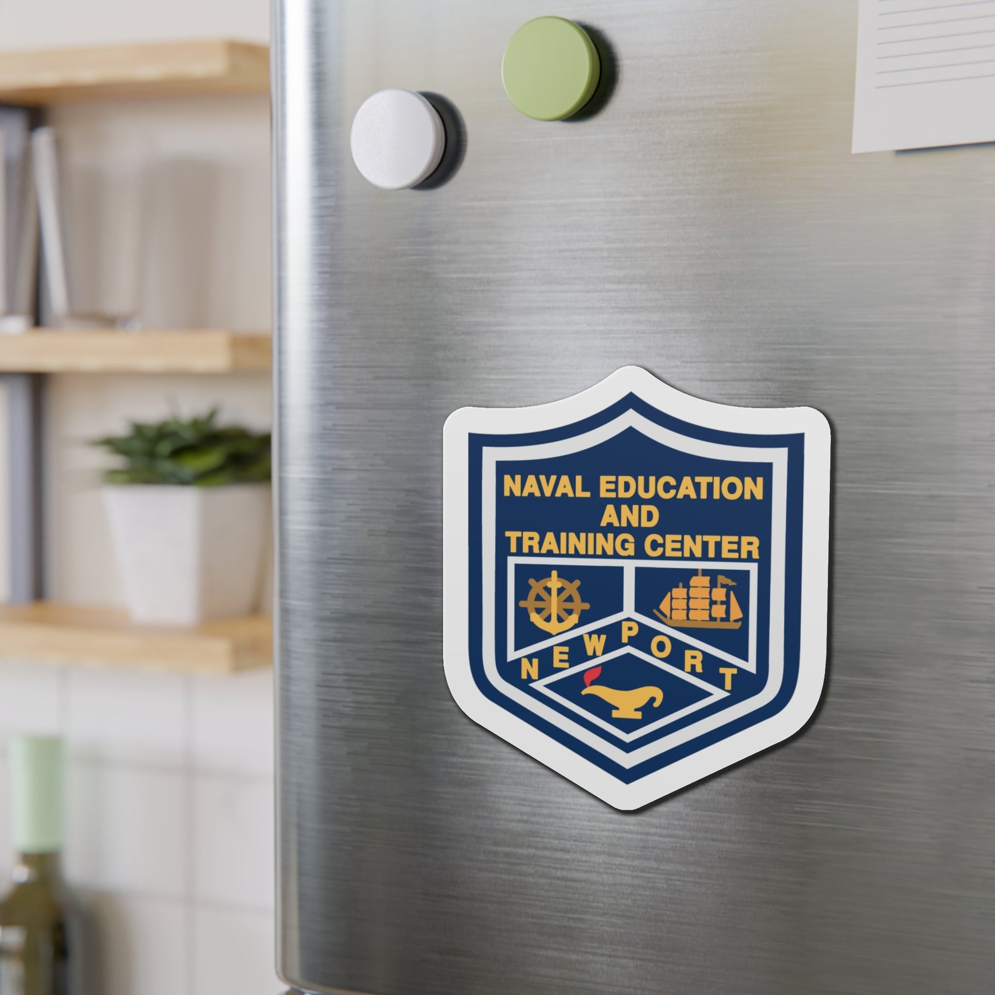 Naval Education And Training Center (U.S. Navy) Die-Cut Magnet-The Sticker Space