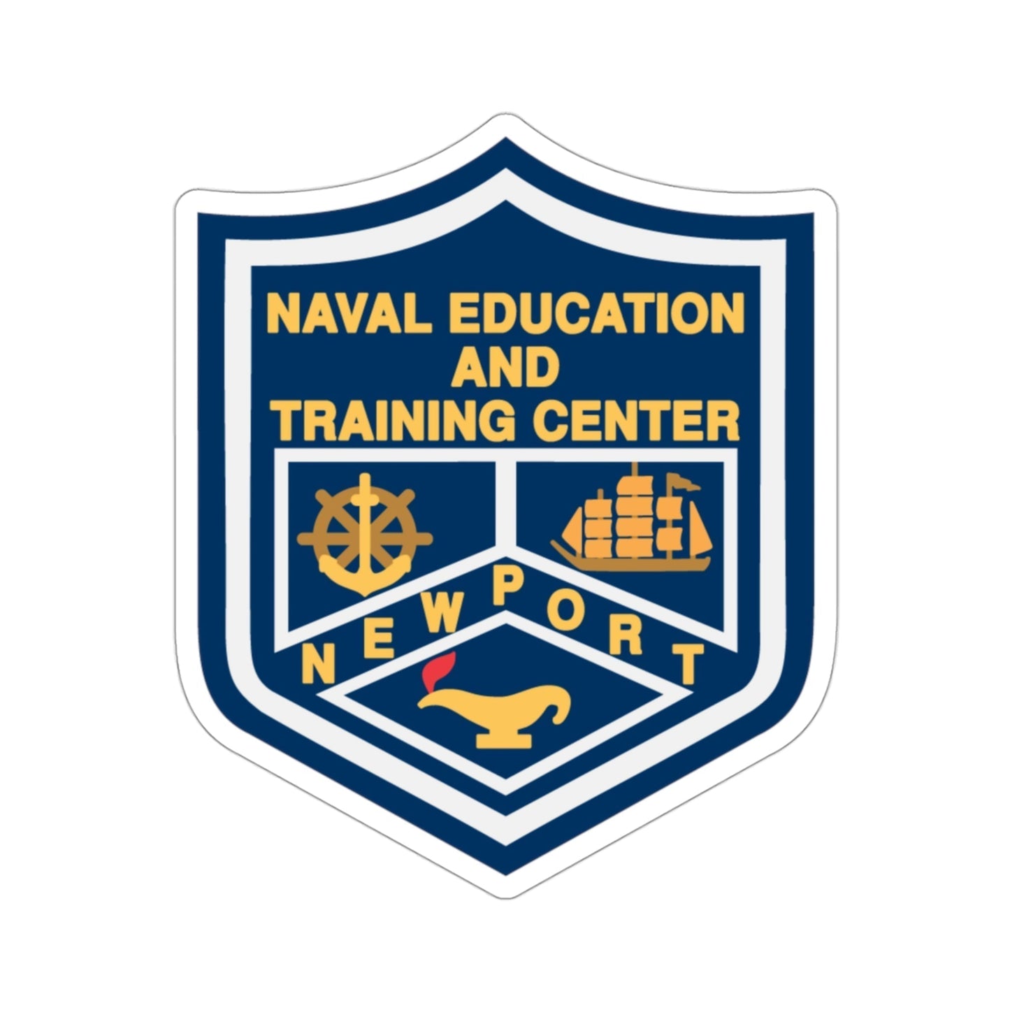 Naval Education And Training Center (U.S. Navy) STICKER Vinyl Die-Cut Decal-3 Inch-The Sticker Space