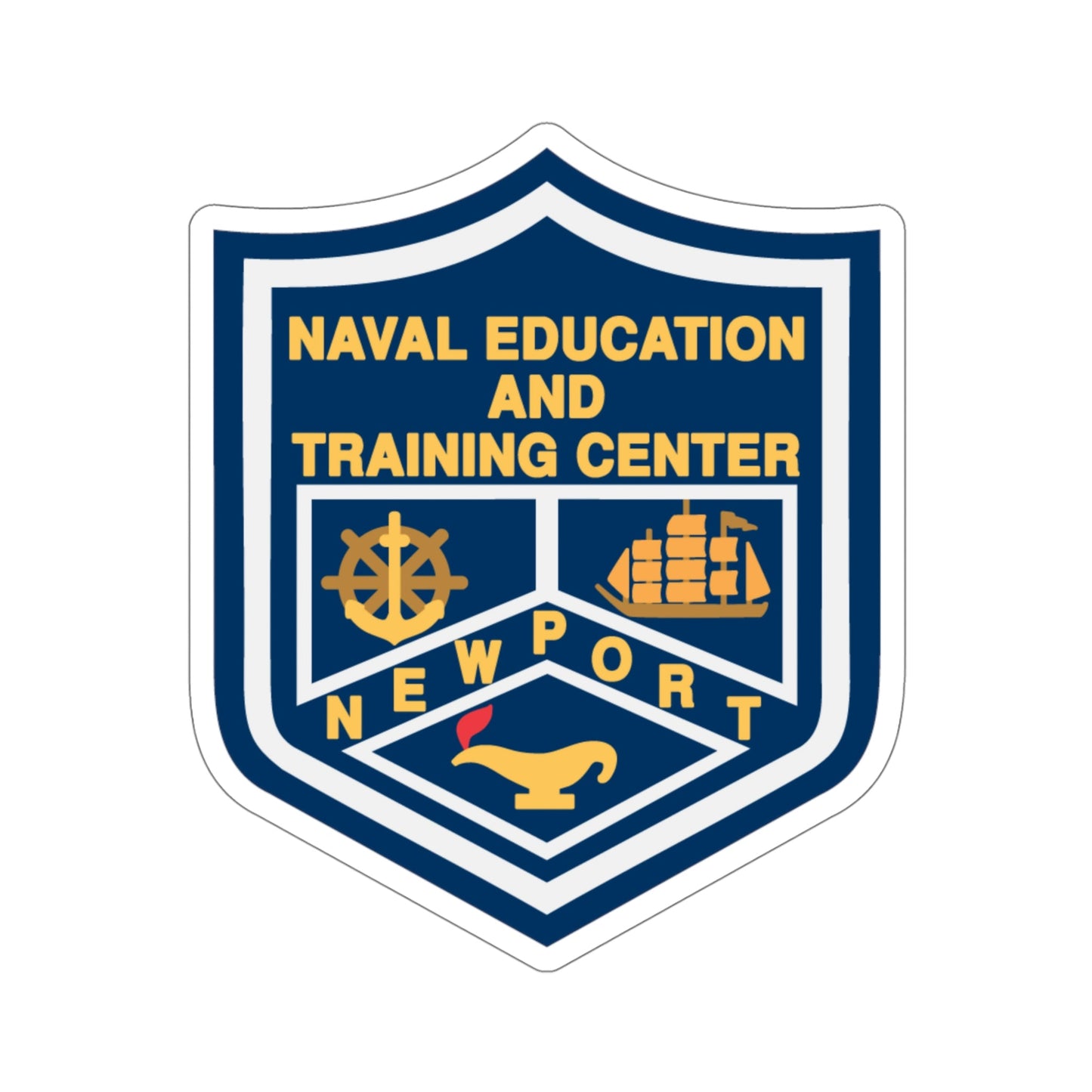 Naval Education And Training Center (U.S. Navy) STICKER Vinyl Die-Cut Decal-5 Inch-The Sticker Space