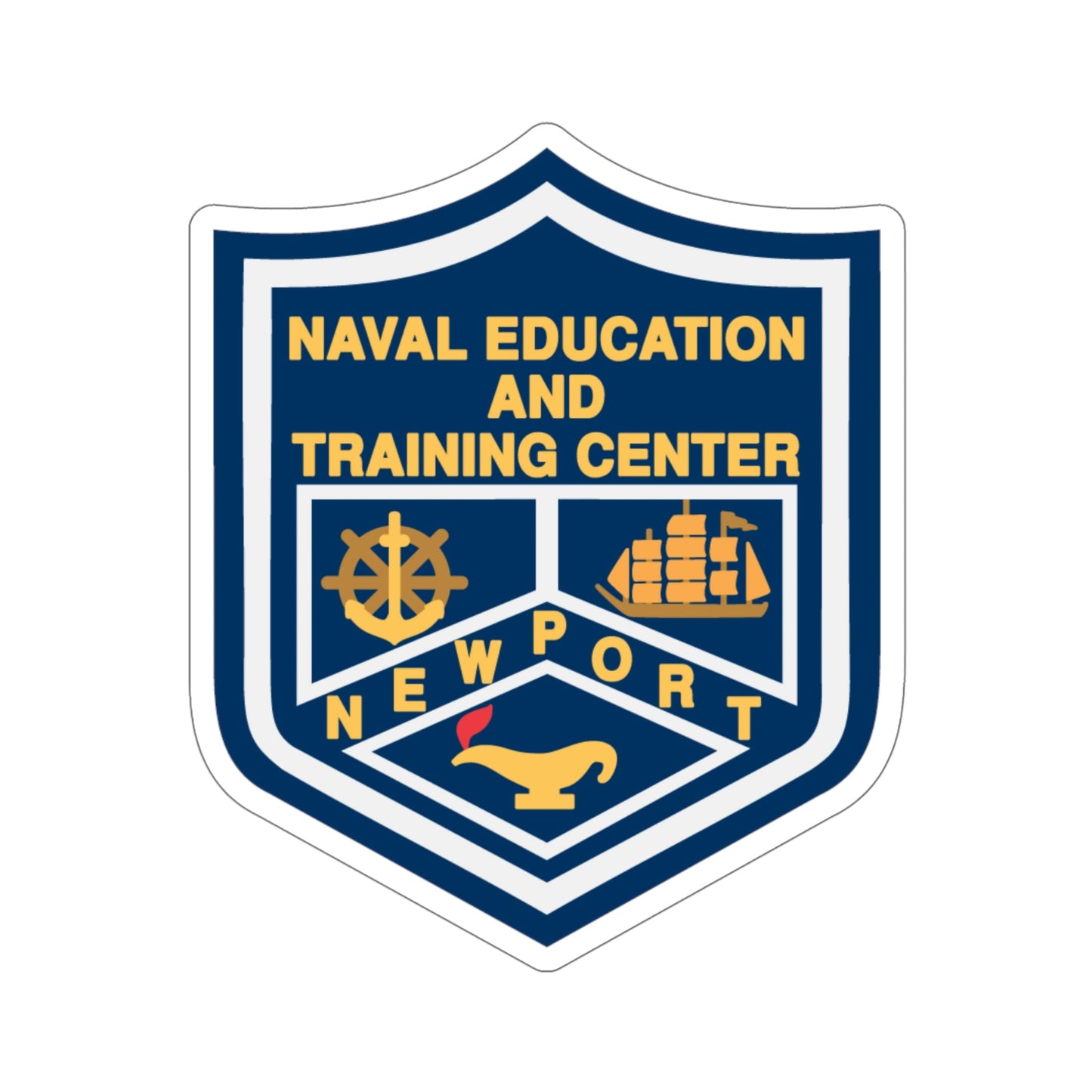 Naval Education And Training Center (U.S. Navy) STICKER Vinyl Die-Cut Decal-6 Inch-The Sticker Space