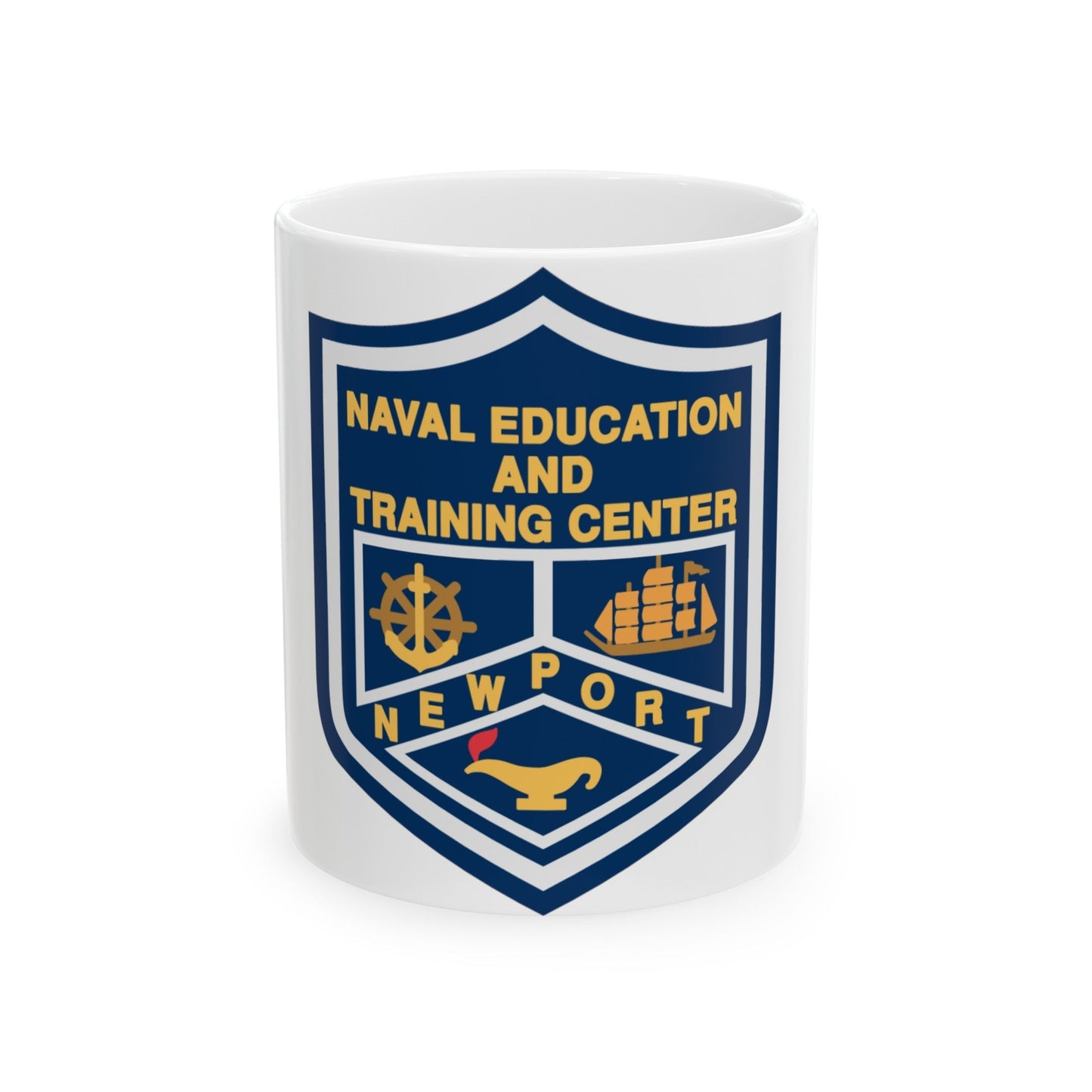 Naval Education And Training Center (U.S. Navy) White Coffee Mug-11oz-The Sticker Space