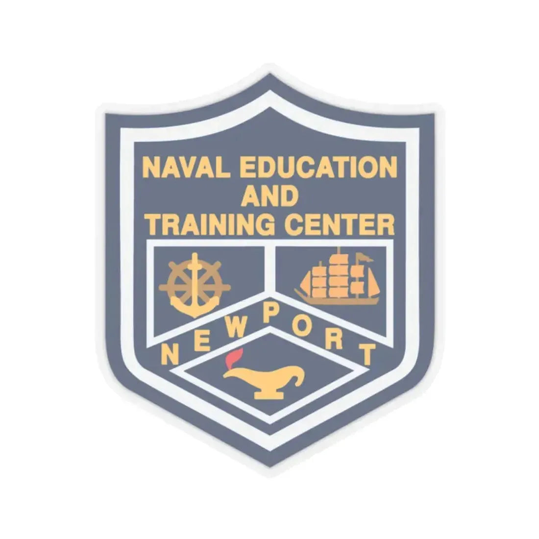 Naval Education And Training Center (U.S. Navy) STICKER Vinyl Kiss-Cut Decal 2 Inch Transparent - The Sticker Space