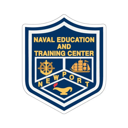 Naval Education And Training Center (U.S. Navy) STICKER Vinyl Kiss-Cut Decal 3 Inch White - The Sticker Space