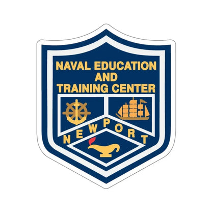 Naval Education And Training Center (U.S. Navy) STICKER Vinyl Kiss-Cut Decal 4 Inch White - The Sticker Space