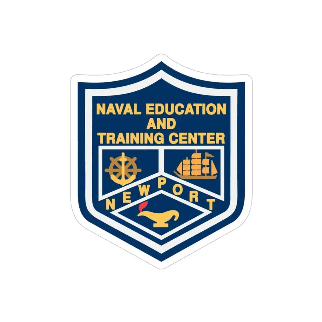 Naval Education And Training Center (U.S. Navy) Transparent STICKER Die-Cut Vinyl Decal 3 Inch Transparent - The Sticker Space