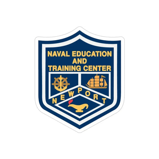 Naval Education And Training Center (U.S. Navy) Transparent STICKER Die-Cut Vinyl Decal 6 Inch Transparent - The Sticker Space