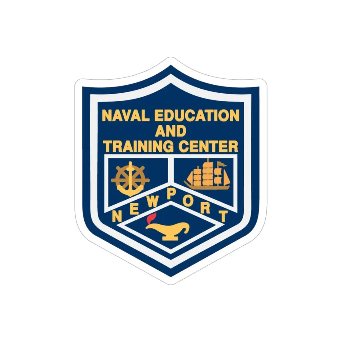 Naval Education And Training Center (U.S. Navy) Transparent STICKER Die-Cut Vinyl Decal - The Sticker Space