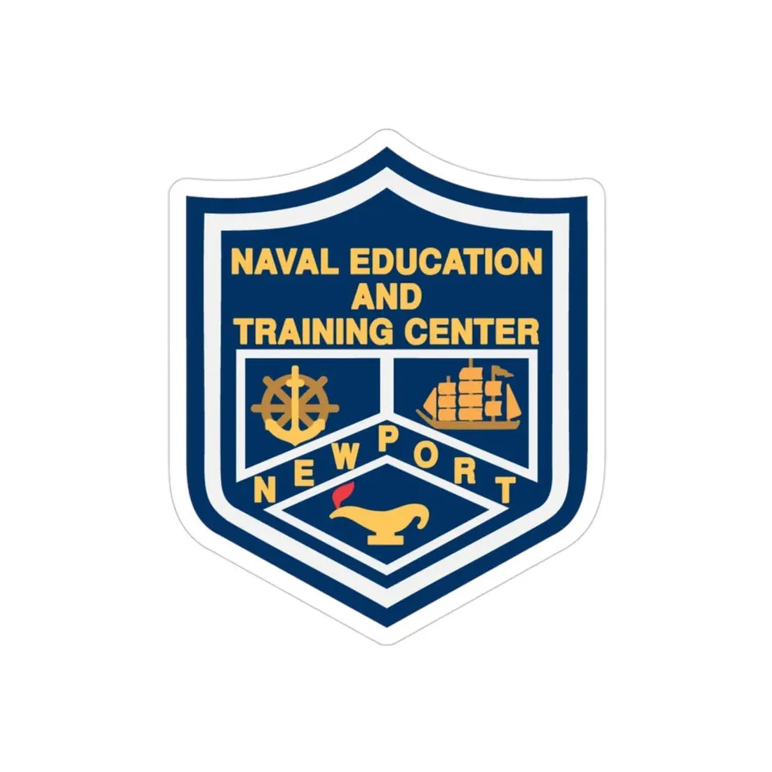 Naval Education And Training Center (U.S. Navy) Transparent STICKER Die-Cut Vinyl Decal - The Sticker Space