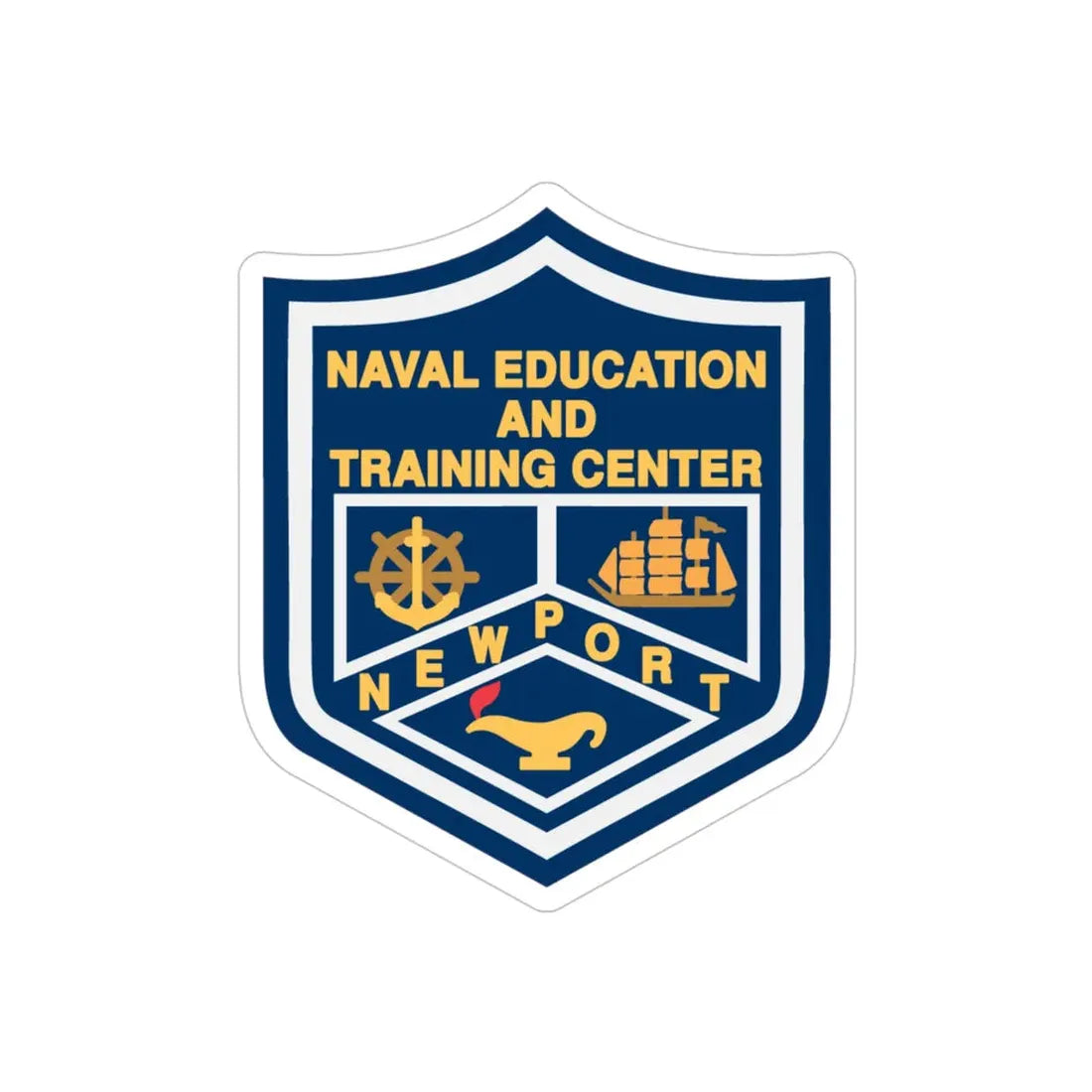 Naval Education And Training Center (U.S. Navy) Transparent STICKER Die-Cut Vinyl Decal - The Sticker Space