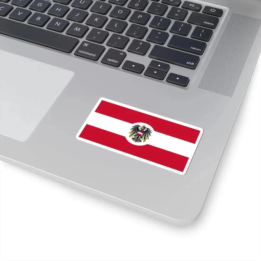 Naval Ensign and Jack of Austria 1926-1934 or 1935 (Austria) STICKER Vinyl Kiss-Cut Decal - The Sticker Space