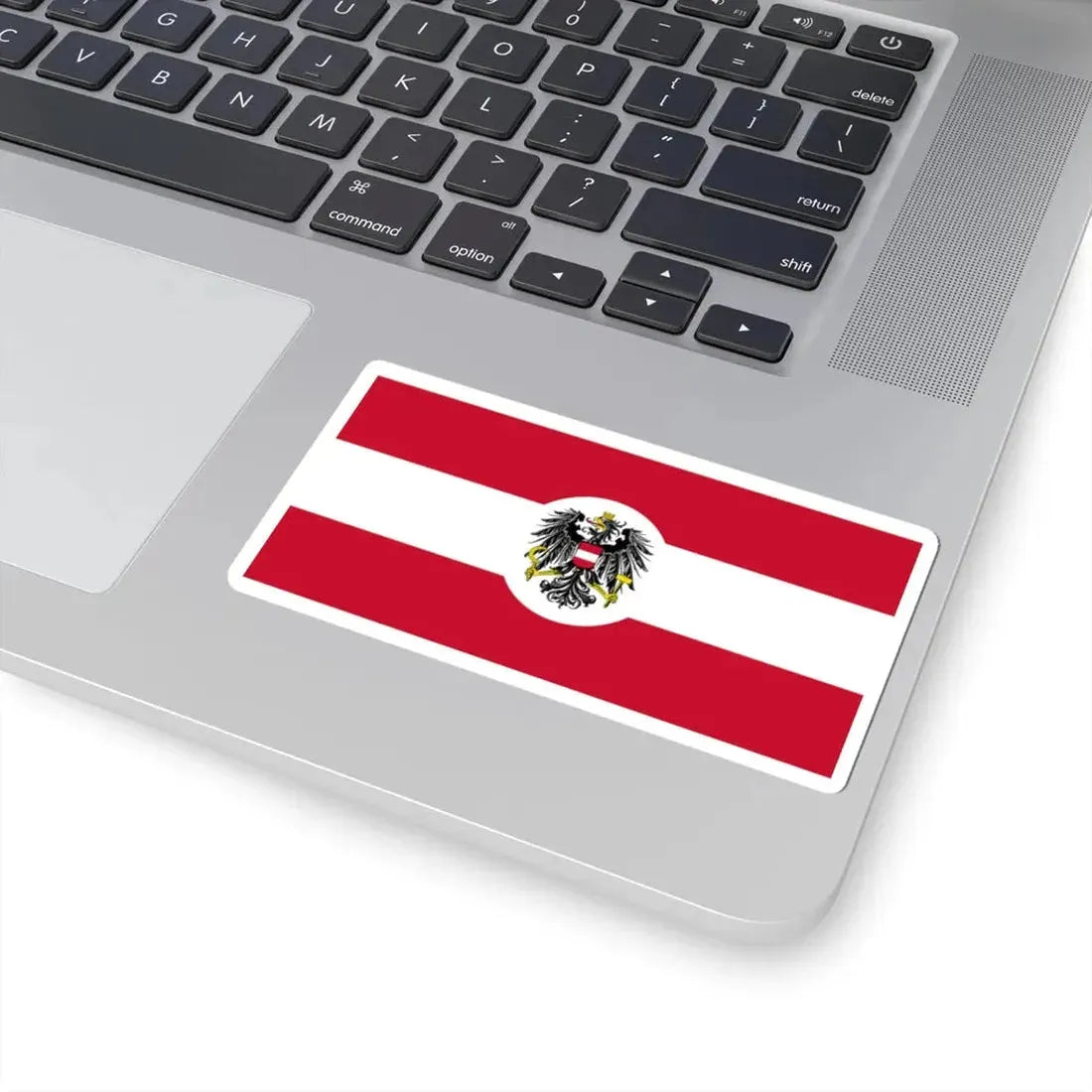 Naval Ensign and Jack of Austria 1926-1934 or 1935 (Austria) STICKER Vinyl Kiss-Cut Decal - The Sticker Space