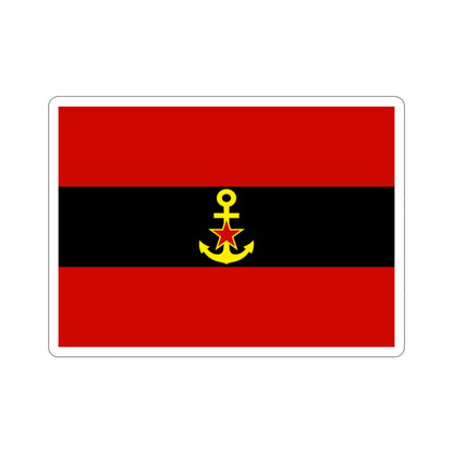 Naval Ensign of Albania 1946 to 1954 STICKER Vinyl Die-Cut Decal-2 Inch-The Sticker Space