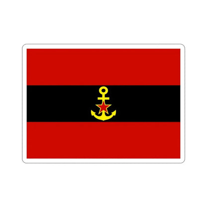 Naval Ensign of Albania 1946 to 1954 STICKER Vinyl Die-Cut Decal 2 Inch - The Sticker Space